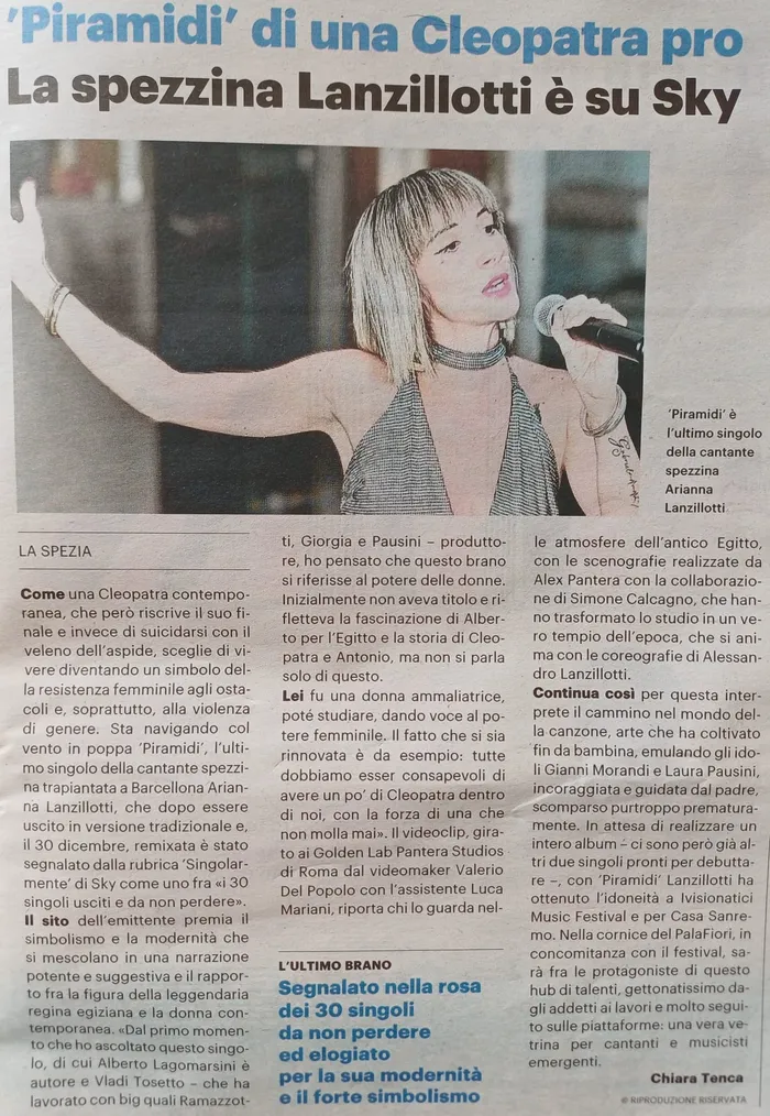 "Piramidi" tra i 30 singoli da non perdere